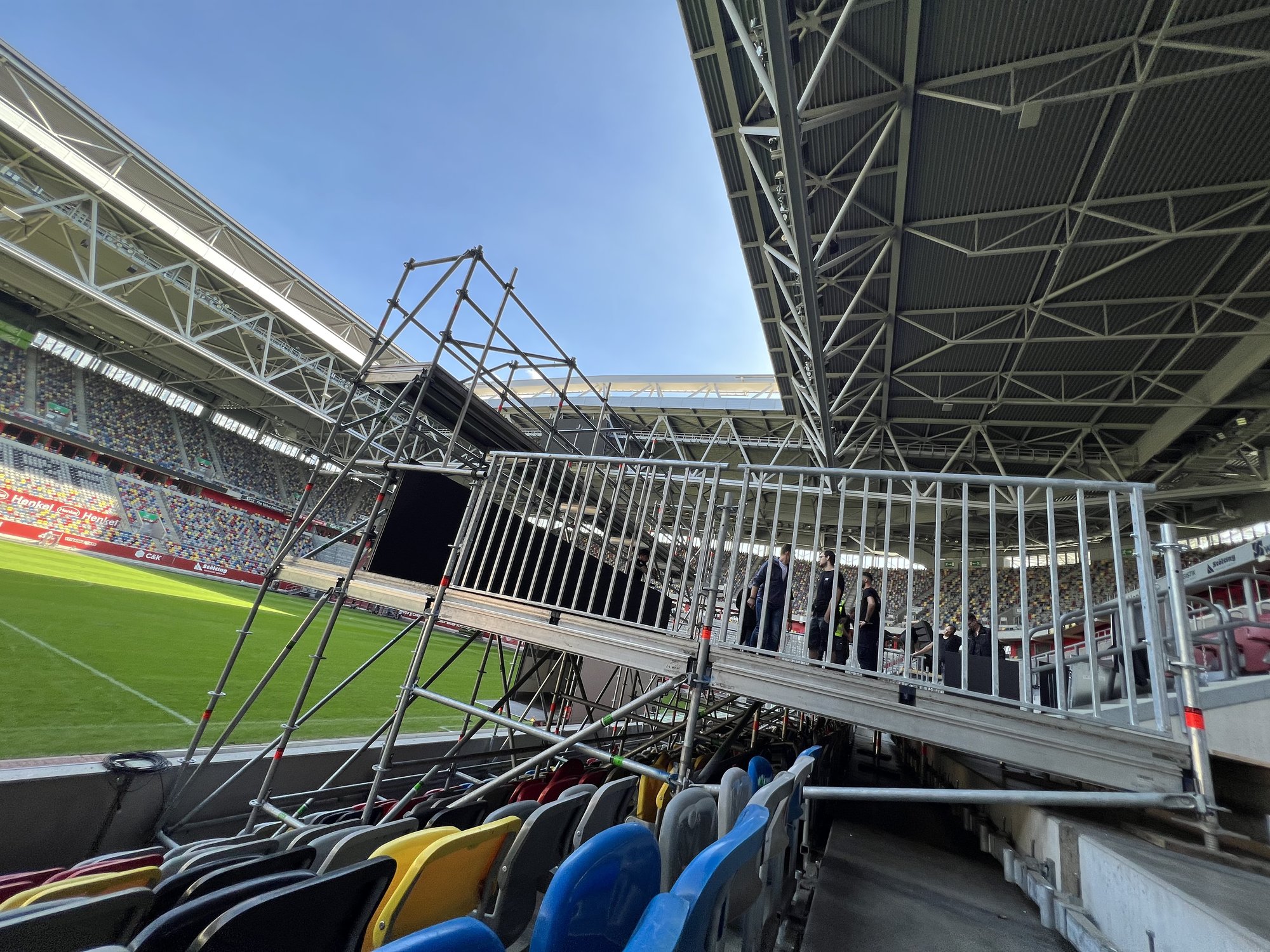 Stadion Tribünenüberbau 2